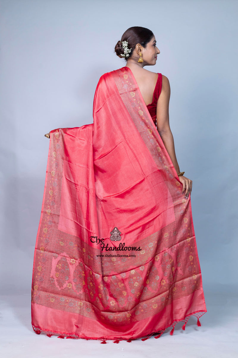 Pure Butter Crepe Banarasi Saree