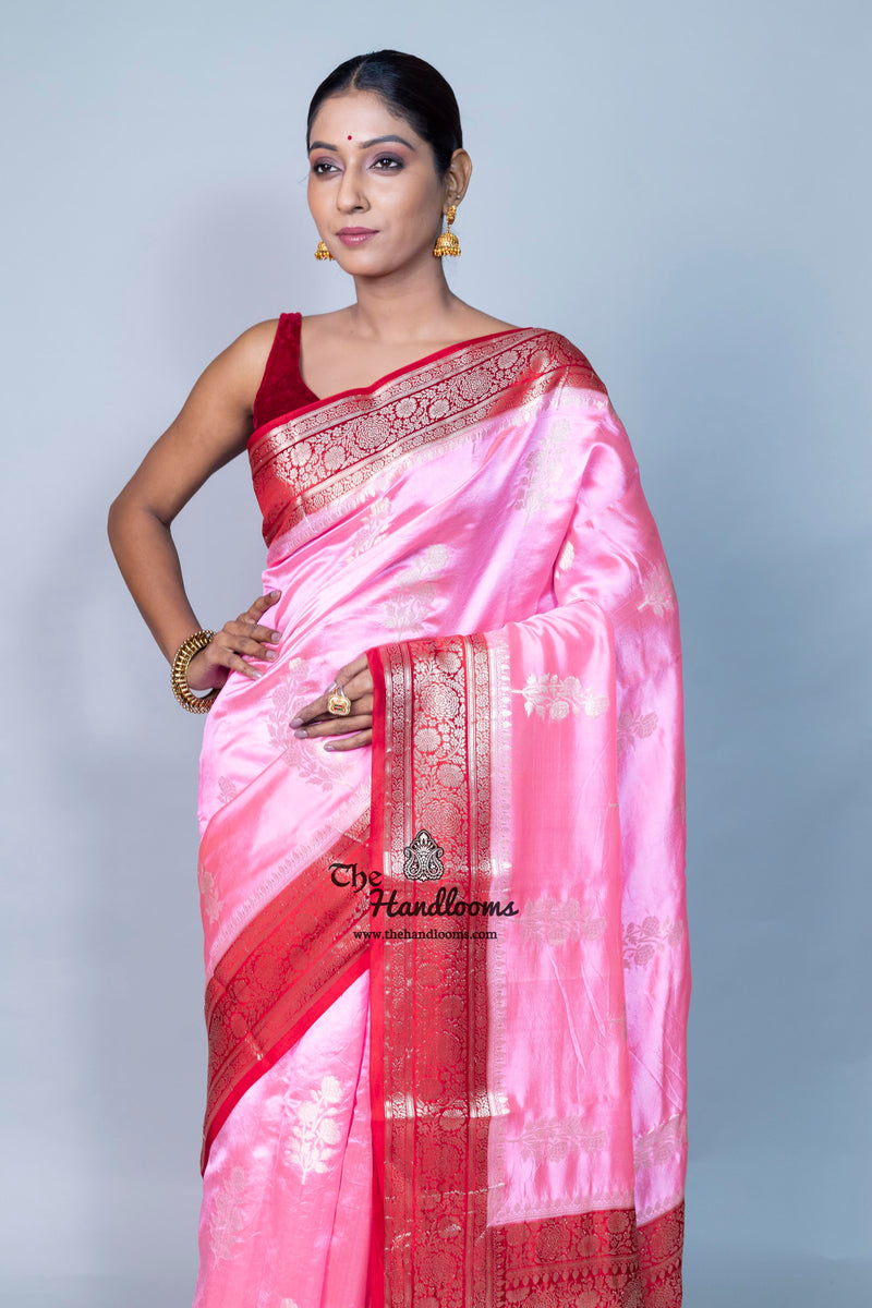 Pure Mango Silk Banarasi Handloom Saree