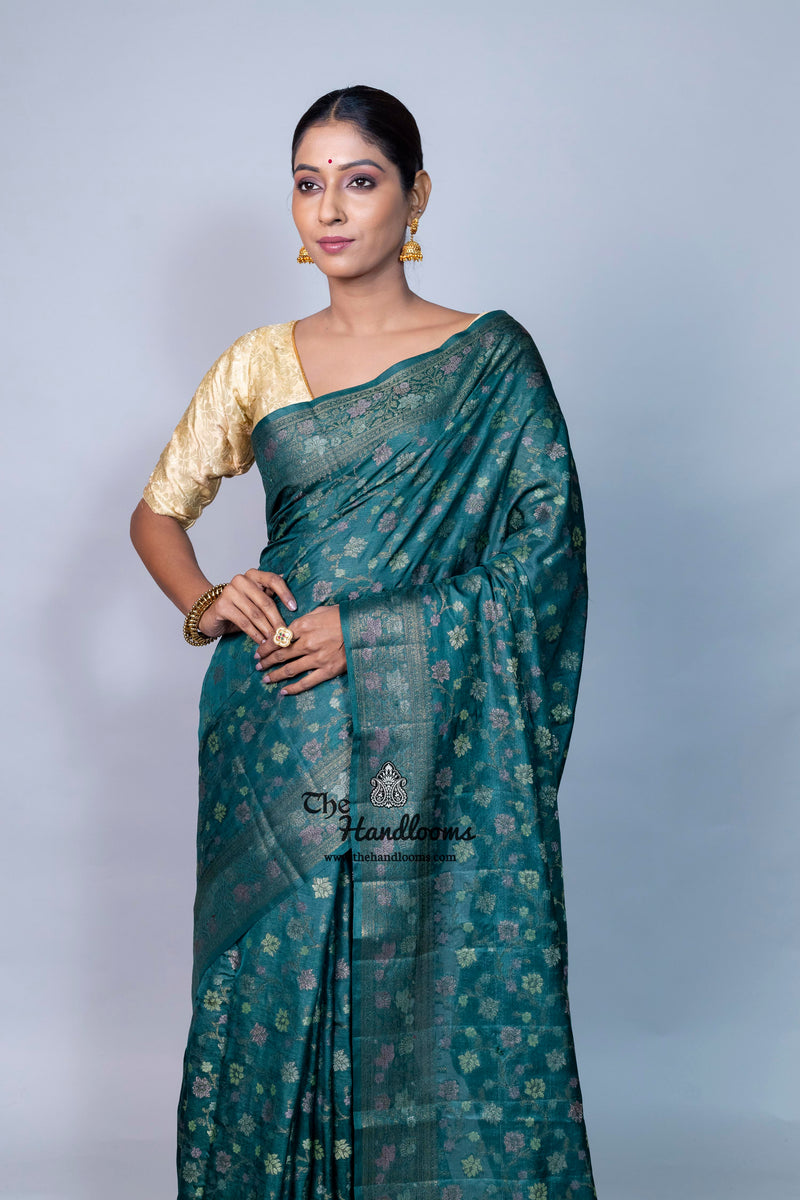 Pure Butter Crepe Banarasi Saree