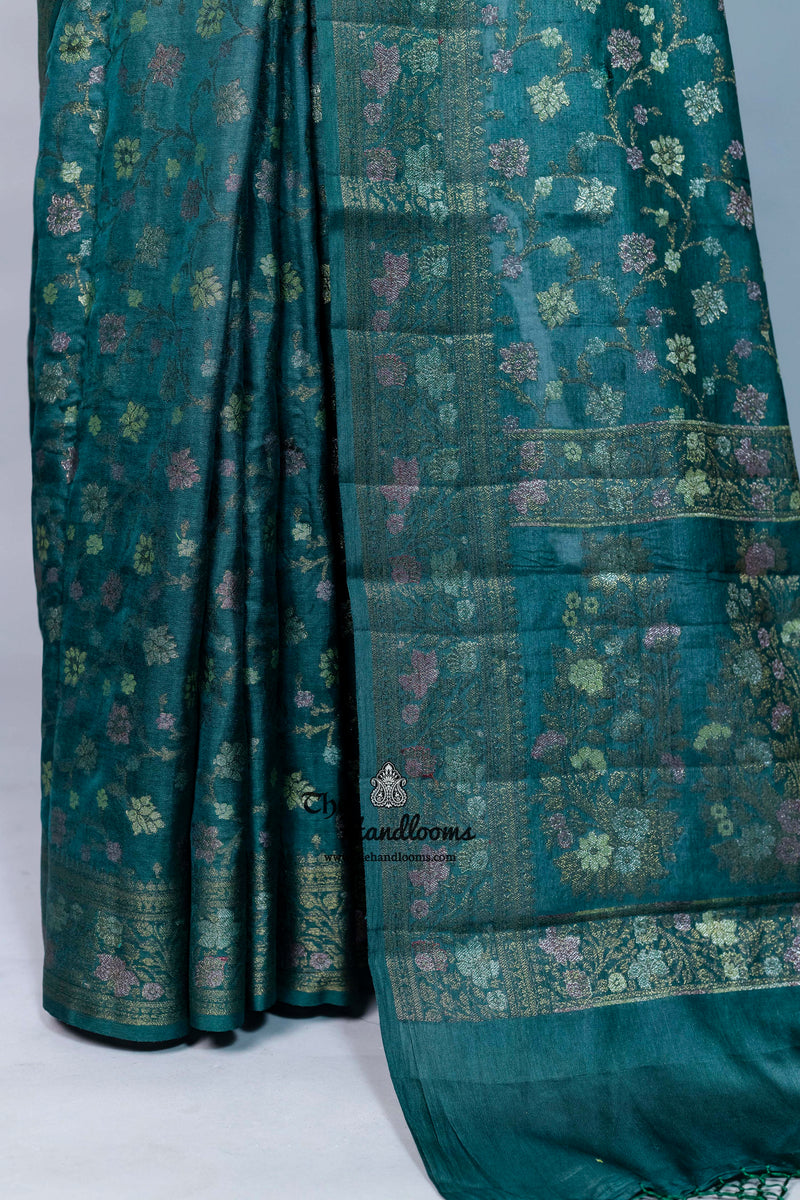 Pure Butter Crepe Banarasi Saree