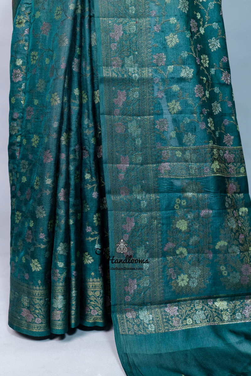 Pure Butter Crepe Banarasi Saree