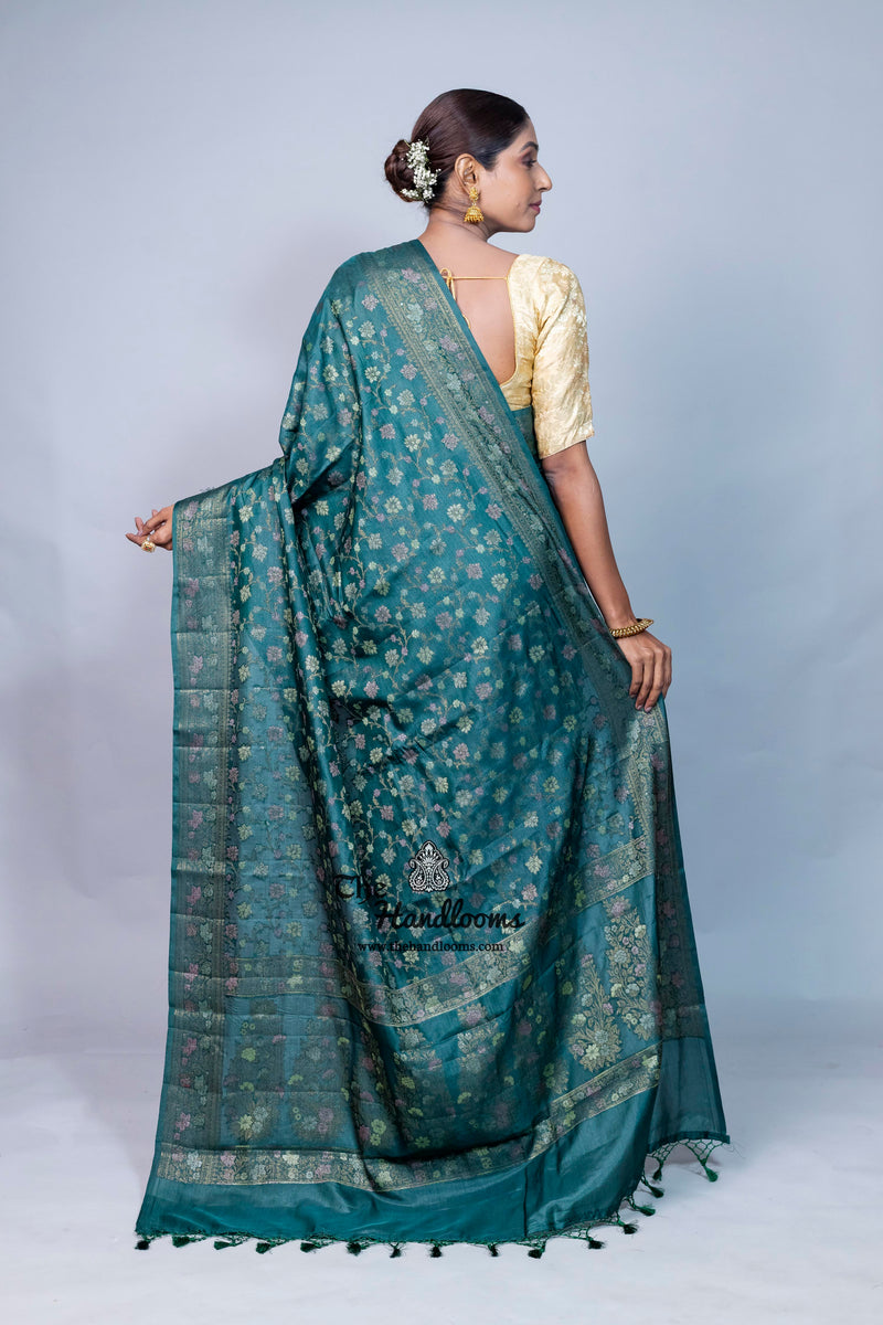 Pure Butter Crepe Banarasi Saree