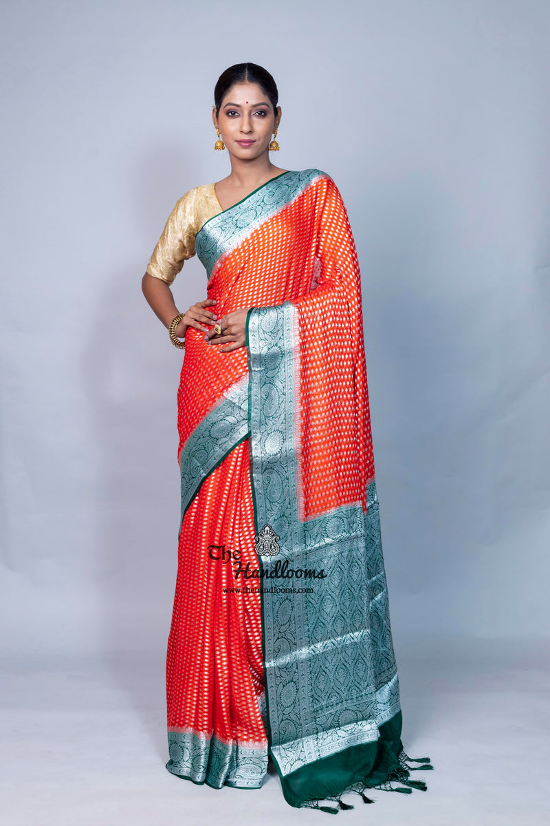 Pure Chiffon Khaddi Banarasi Saree