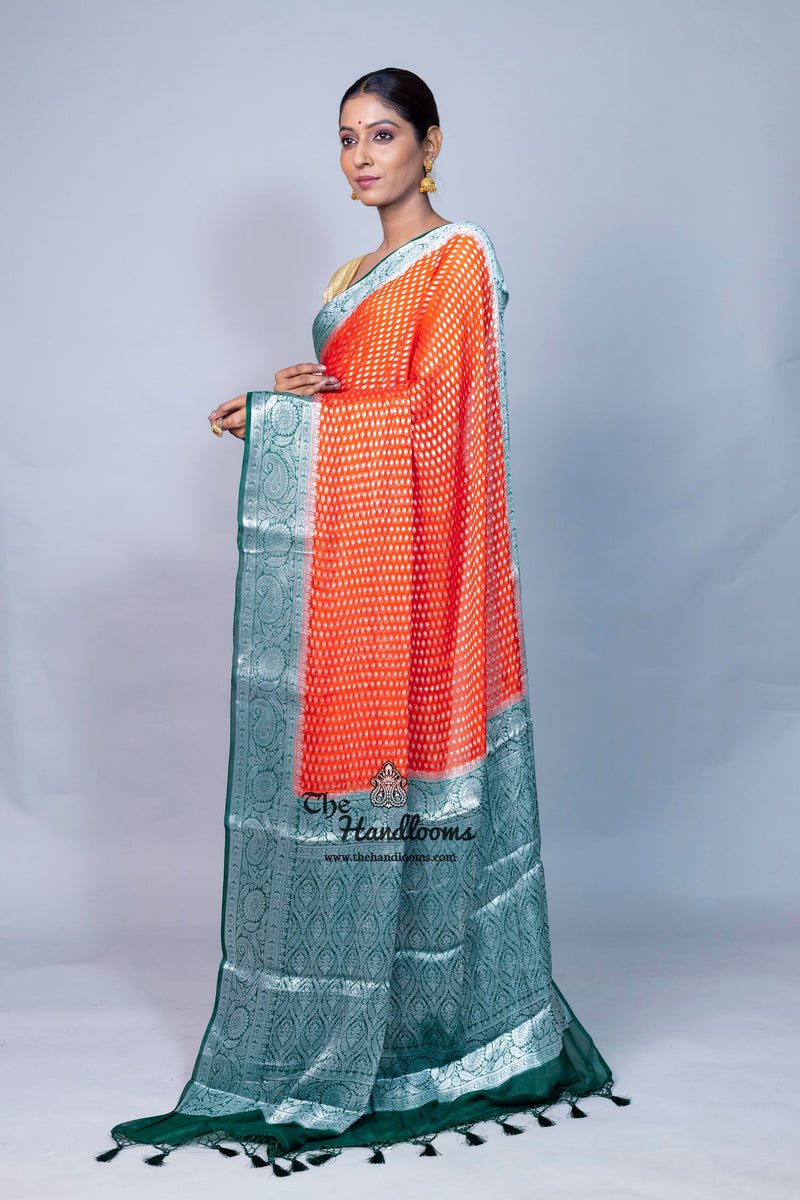 Pure Chiffon Khaddi Banarasi Saree