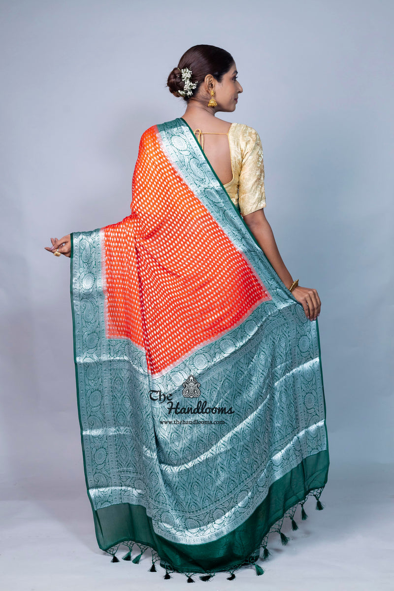 Pure Chiffon Khaddi Banarasi Saree
