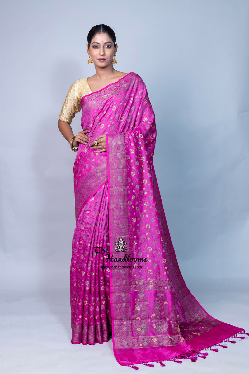 Pure Butter Crepe Banarasi Saree
