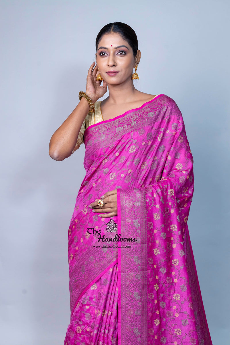 Pure Butter Crepe Banarasi Saree