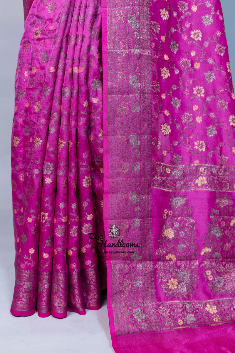 Pure Butter Crepe Banarasi Saree