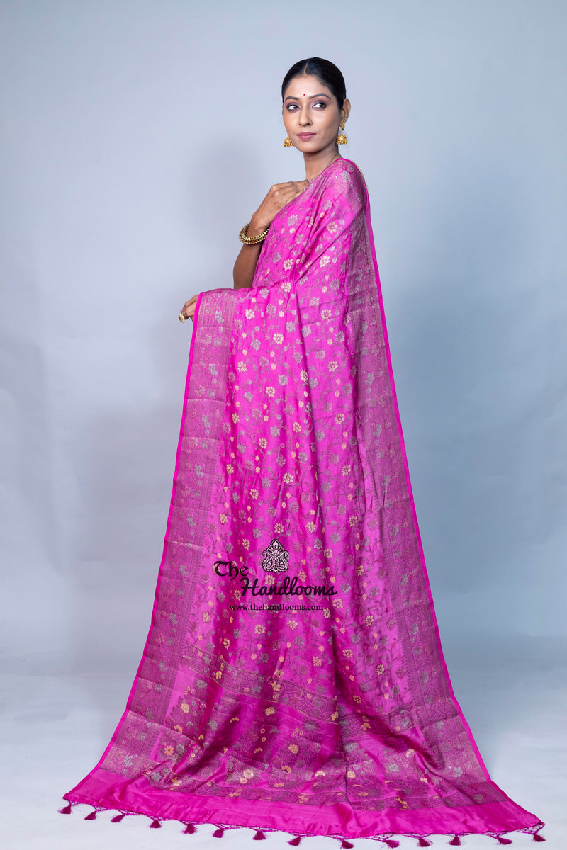 Pure Butter Crepe Banarasi Saree