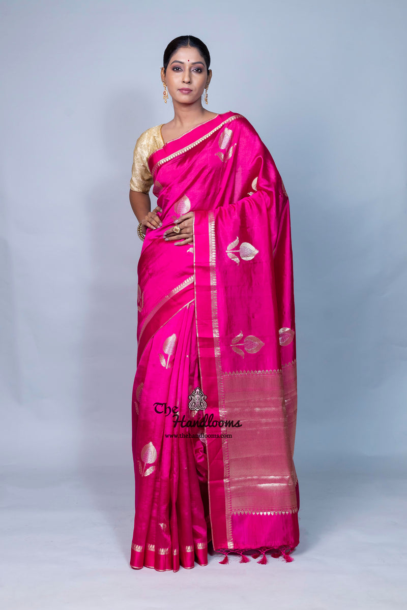 Pure Mango Silk Banarasi Handloom Saree