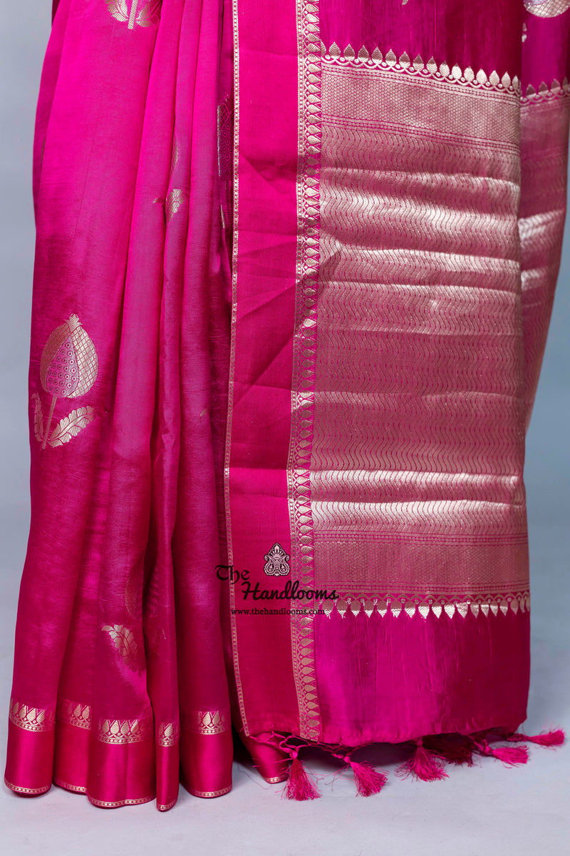 Pure Mango Silk Banarasi Handloom Saree