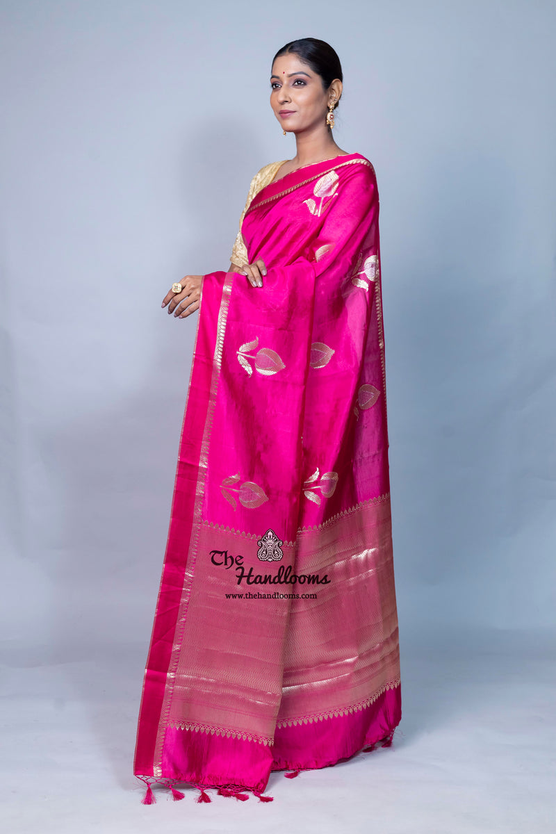 Pure Mango Silk Banarasi Handloom Saree