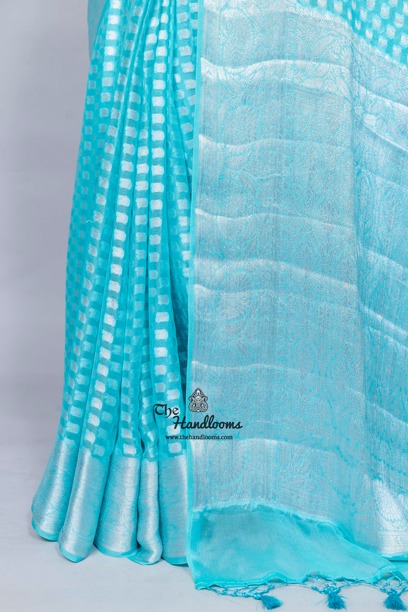 Pure Chiffon Khaddi Banarasi Saree