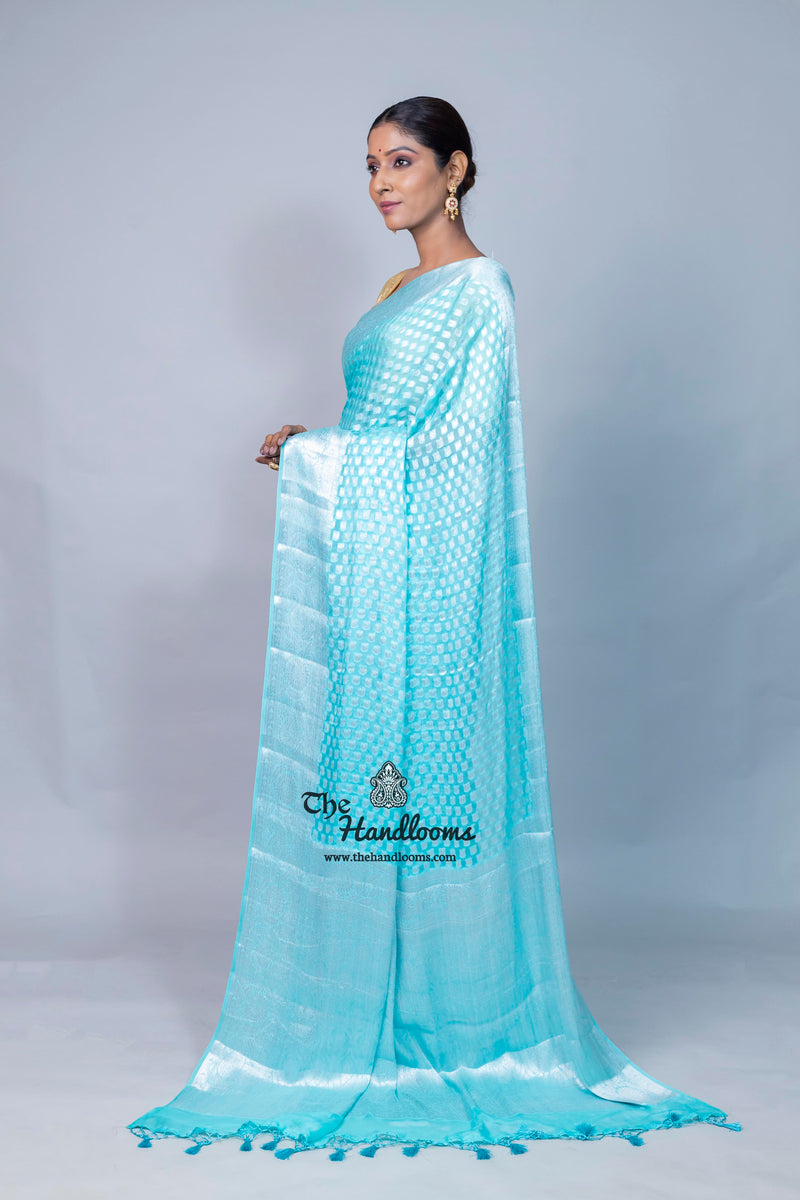 Pure Chiffon Khaddi Banarasi Saree