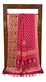 Pure Chiffon Khaddi Banarasi Saree - The Handlooms