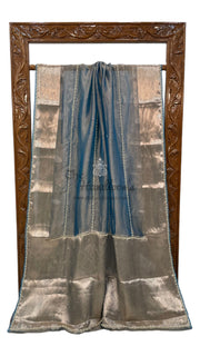 Pure Kora Tissue Handloom Banarasi Saree - Handwork - The Handlooms