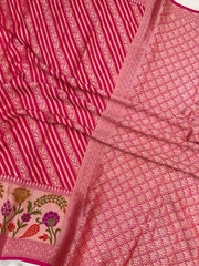 Pure Chiffon Khaddi Banarasi Saree - The Handlooms