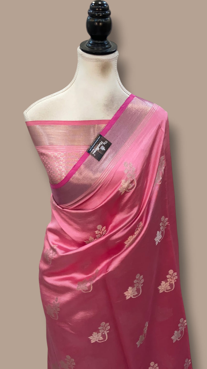Pure Mango Silk Banarasi Handloom Saree