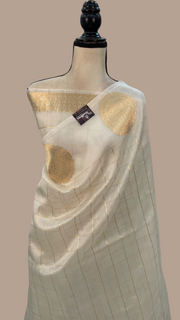 Pure Kora Handloom Banarasi Saree - The Handlooms