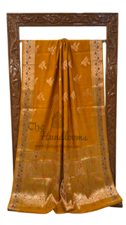 Pure Chiniya Silk Handloom Banarasi Saree - The Handlooms