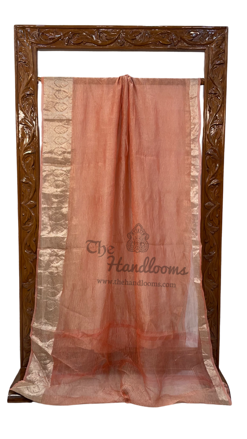 Pure Kora Tissue Handloom Banarasi Saree - The Handlooms