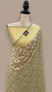 Pure Cotton Banarasi Handloom Saree - The Handlooms