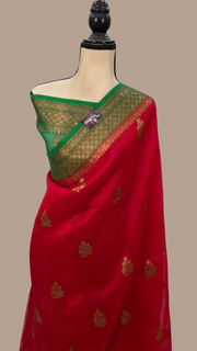 Pure Kora Handloom Banarasi Saree - The Handlooms
