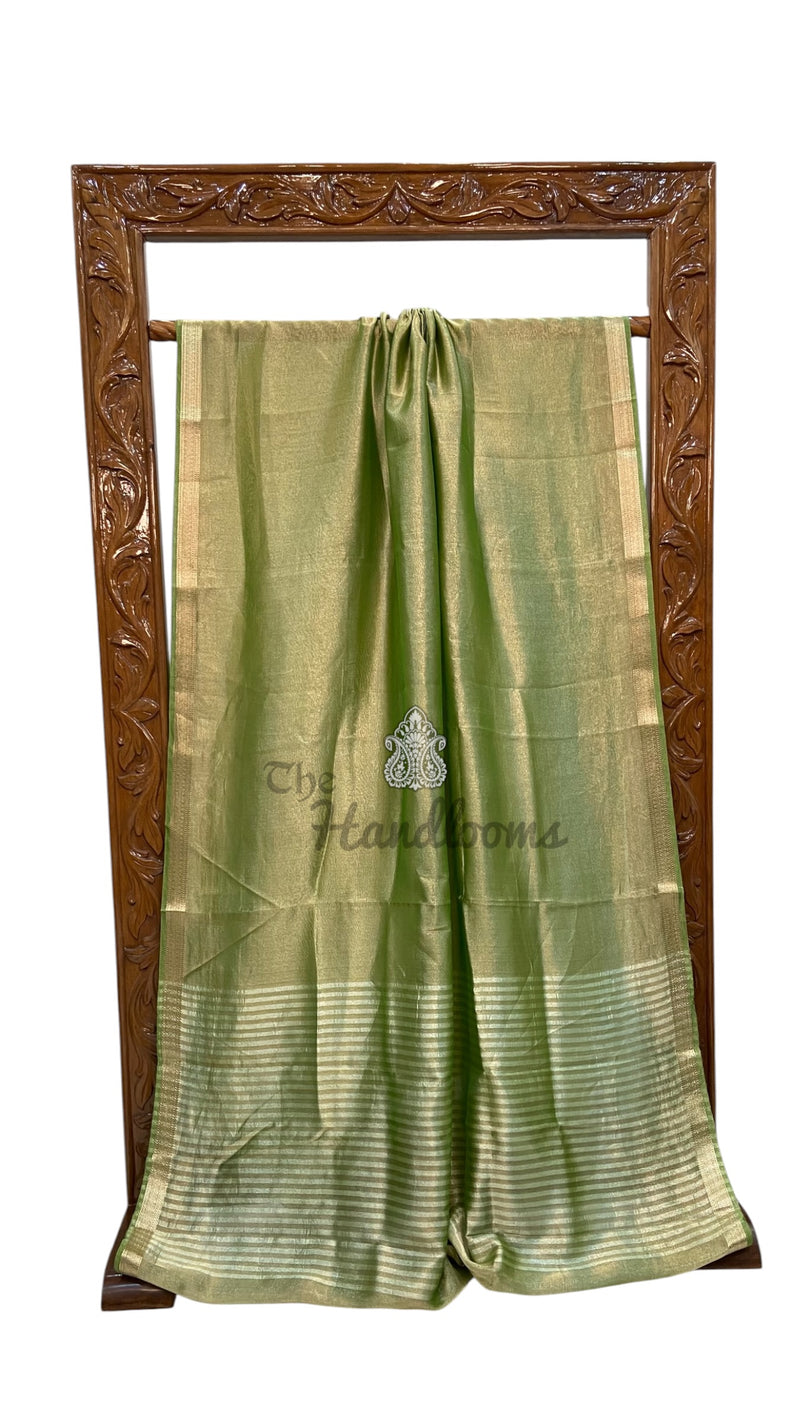 Pure Kora Tissue Handloom Banarasi Saree