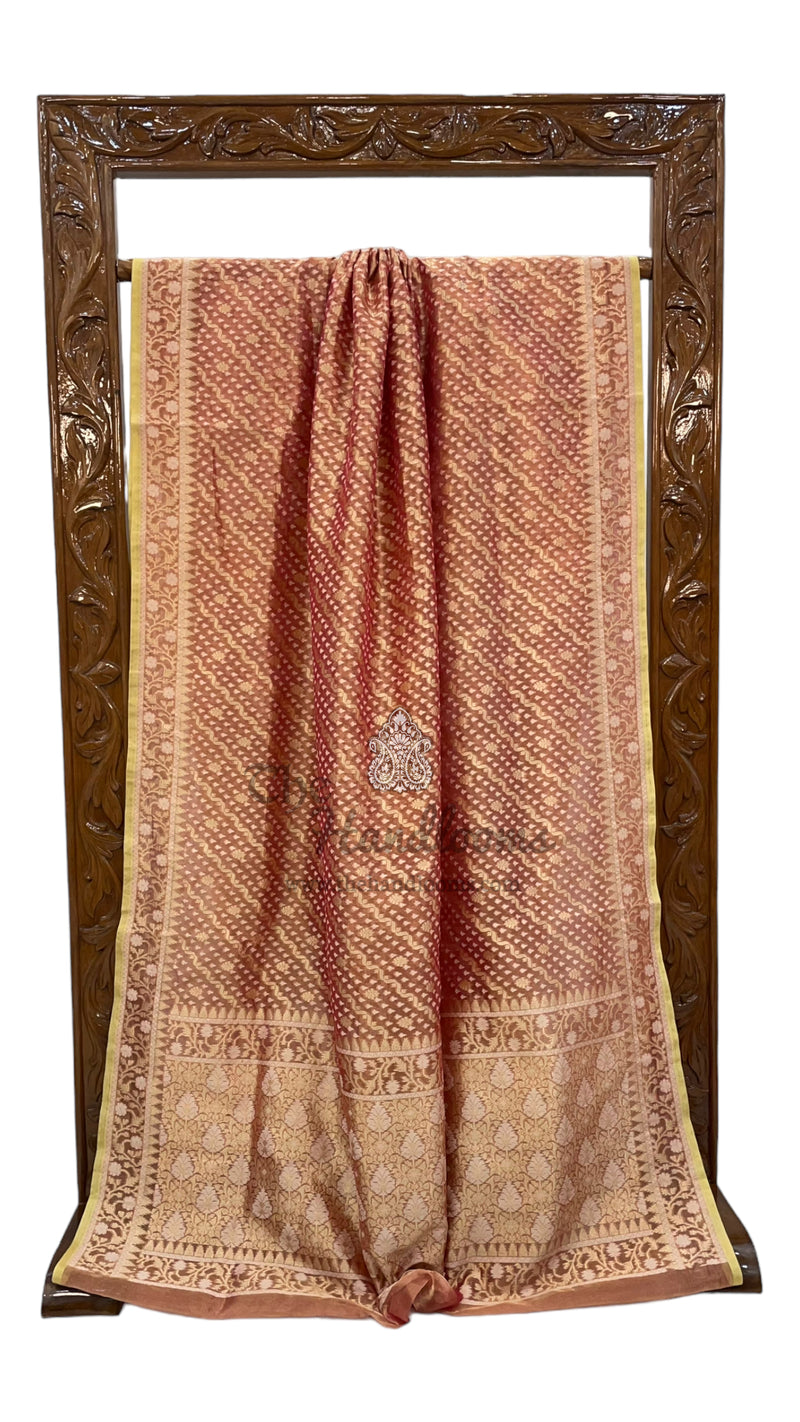 Pure Tissue Reshmi zari Banarasi Saree - The Handlooms