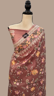 Organza Chikankari Handloom Banarasi Saree - The Handlooms