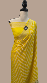 Pure Chiffon Khaddi Banarasi Saree - The Handlooms