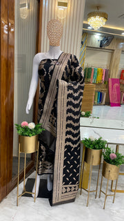 Pure Katan Silk Handlooms Banarasi Dress material - The Handlooms