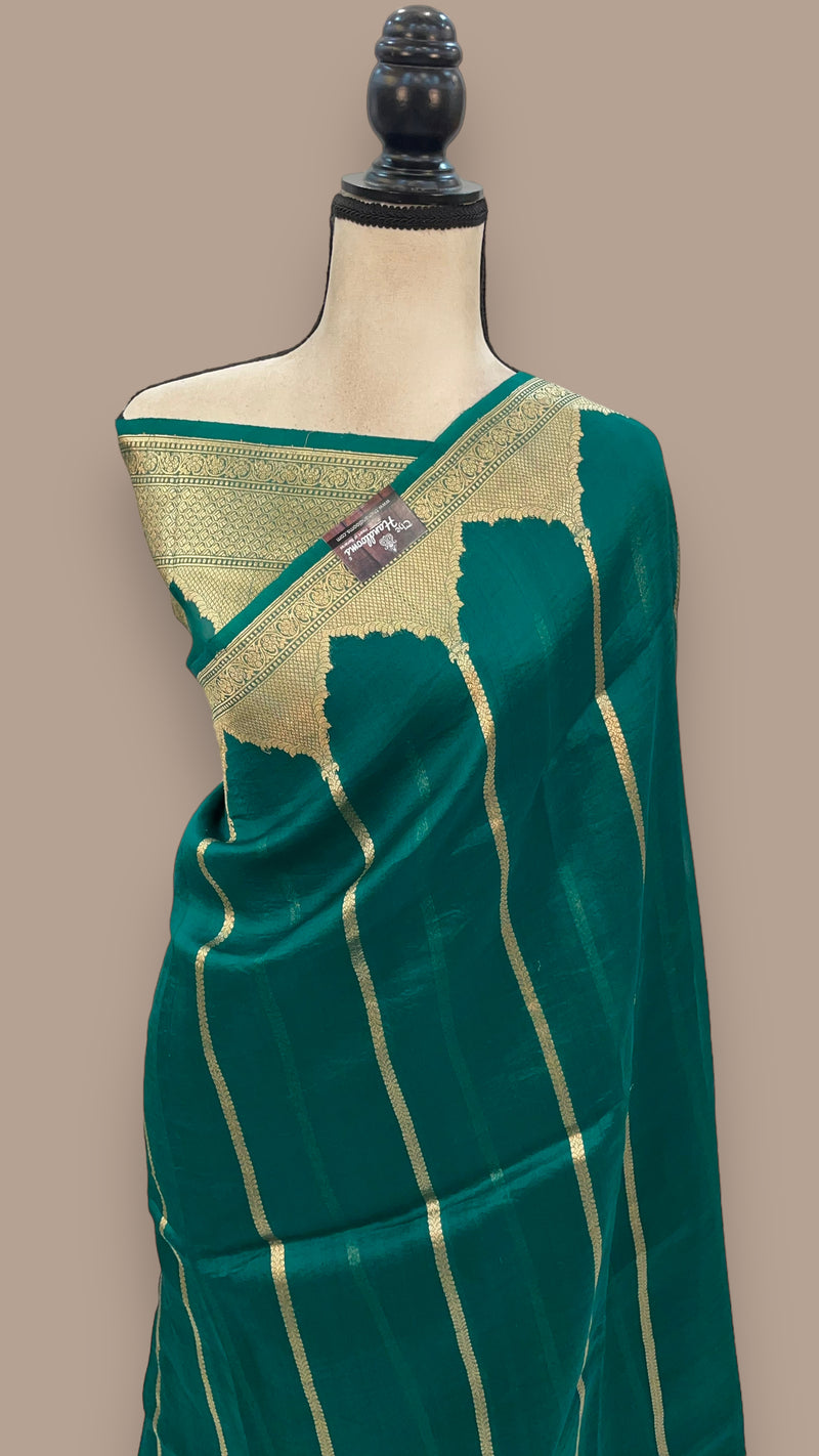 Pure Kora Handloom Banarasi Saree - The Handlooms