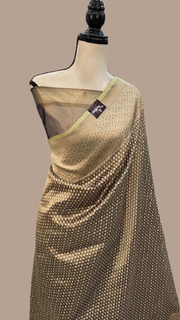 Pure Tissue Reshmi zari Banarasi Saree - The Handlooms