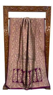 Pure Katan Silk Banarasi Handloom Saree - Tanchui Brocade - The Handlooms
