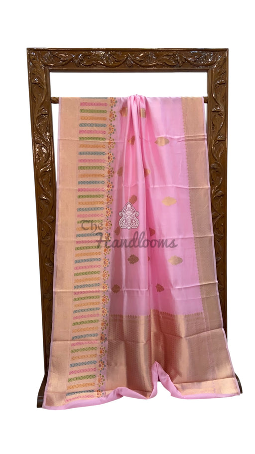 Pure Mango Silk Banarasi Handloom Saree - The Handlooms
