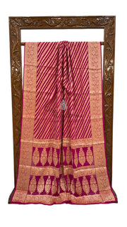 Pure Chiffon Khaddi Banarasi Saree - The Handlooms