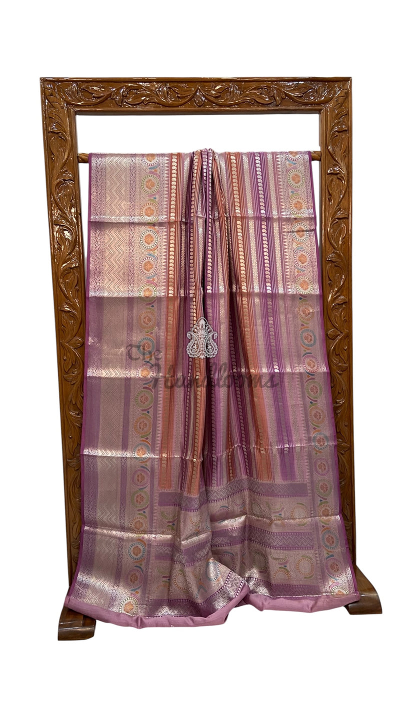 Pure Mango Silk Banarasi Handloom Saree