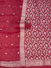 Khaddi Georgette Banarasi Dress material - The Handlooms