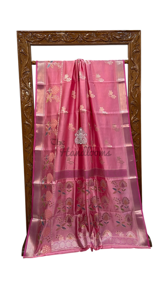 Pure Mango Silk Banarasi Handloom Saree - The Handlooms