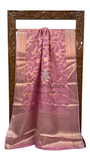 Pure Kora Handloom Banarasi Saree - The Handlooms