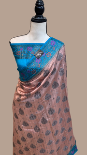 Pure Chiniya Silk Handloom Banarasi Saree - The Handlooms