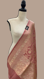 Pure Katan Silk Handloom Dupatta - The Handlooms