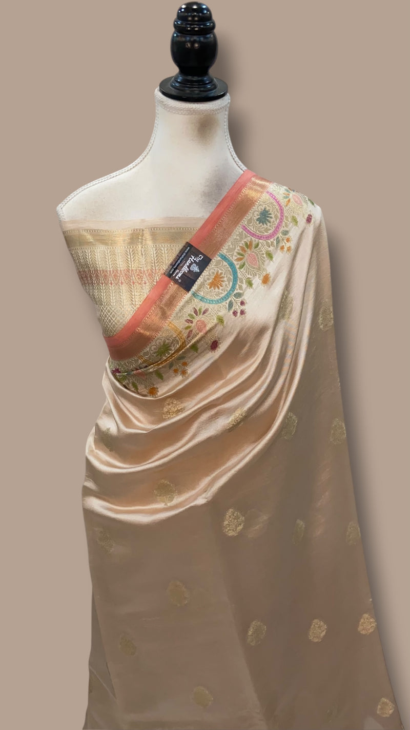 Pure Mango Silk Banarasi Handloom Saree