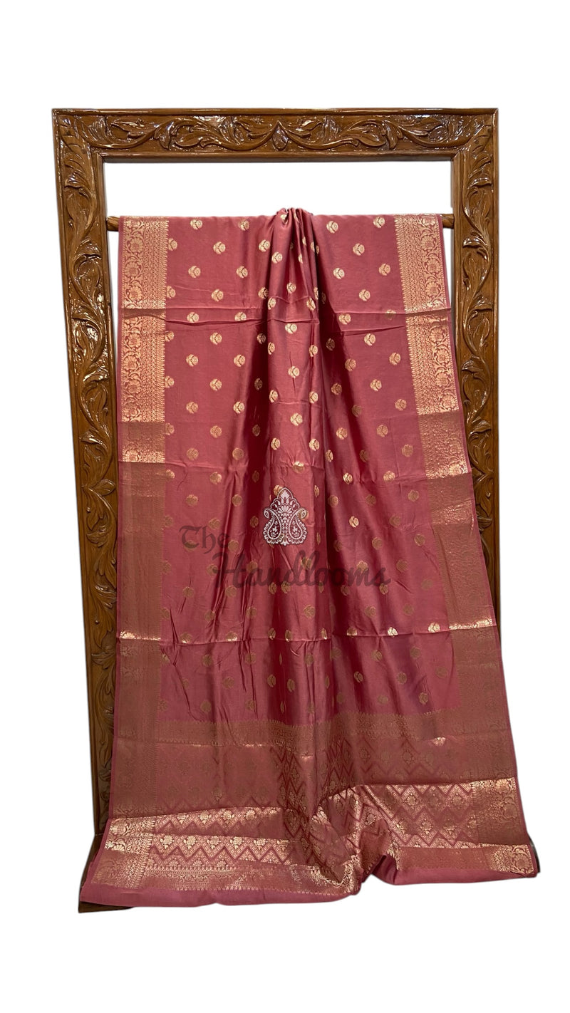 Pure Mango Silk Banarasi Handloom Saree - The Handlooms