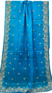 Tussar Silk Handloom Banarasi Saree With Chikankari - The Handlooms