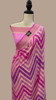 Pure Chiffon Khaddi Banarasi Saree - The Handlooms
