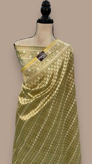 Pure Tissue Reshmi zari Banarasi Saree - The Handlooms