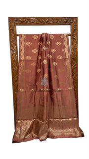 Pure Mango Silk Banarasi Handloom Saree - The Handlooms