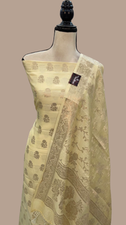 Pure Chiniya Silk Handlooms Banarasi Dress material - The Handlooms